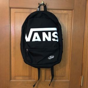 Vans black backpack